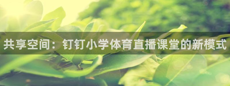 jrs直播低调看篮球直播：共享空间：钉钉小学体育直播课堂的新模式